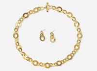 A Matching Set of Roberto Coin Earrings and Necklace