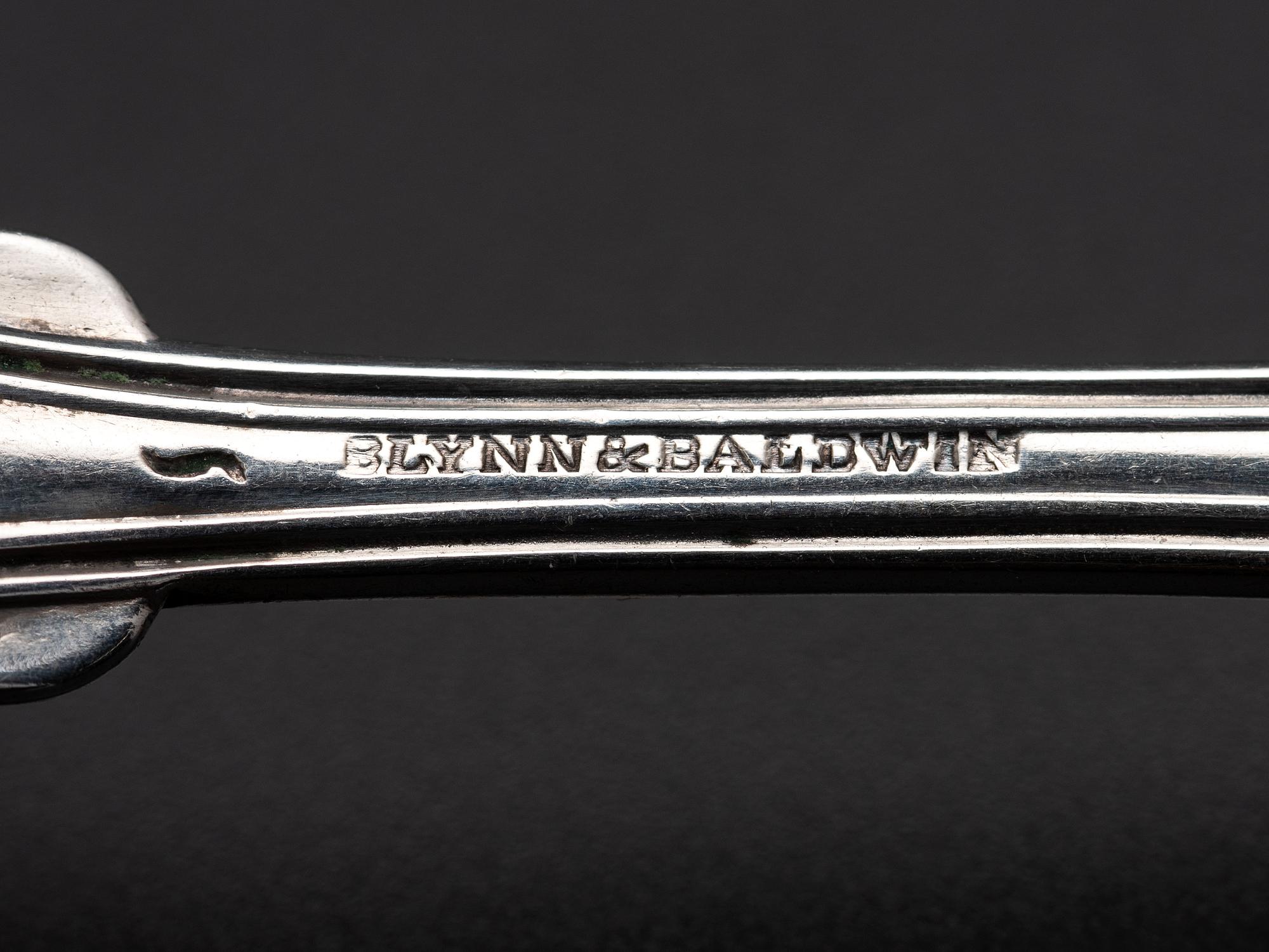 An Assembled Group of 'Kings' Pattern Silver Flatware