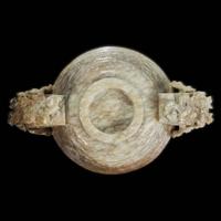 A Chinese ‘’chicken-bone’’ jade carved libation cup 鸡骨白瓒杯 Ming/Qing dynasty ???