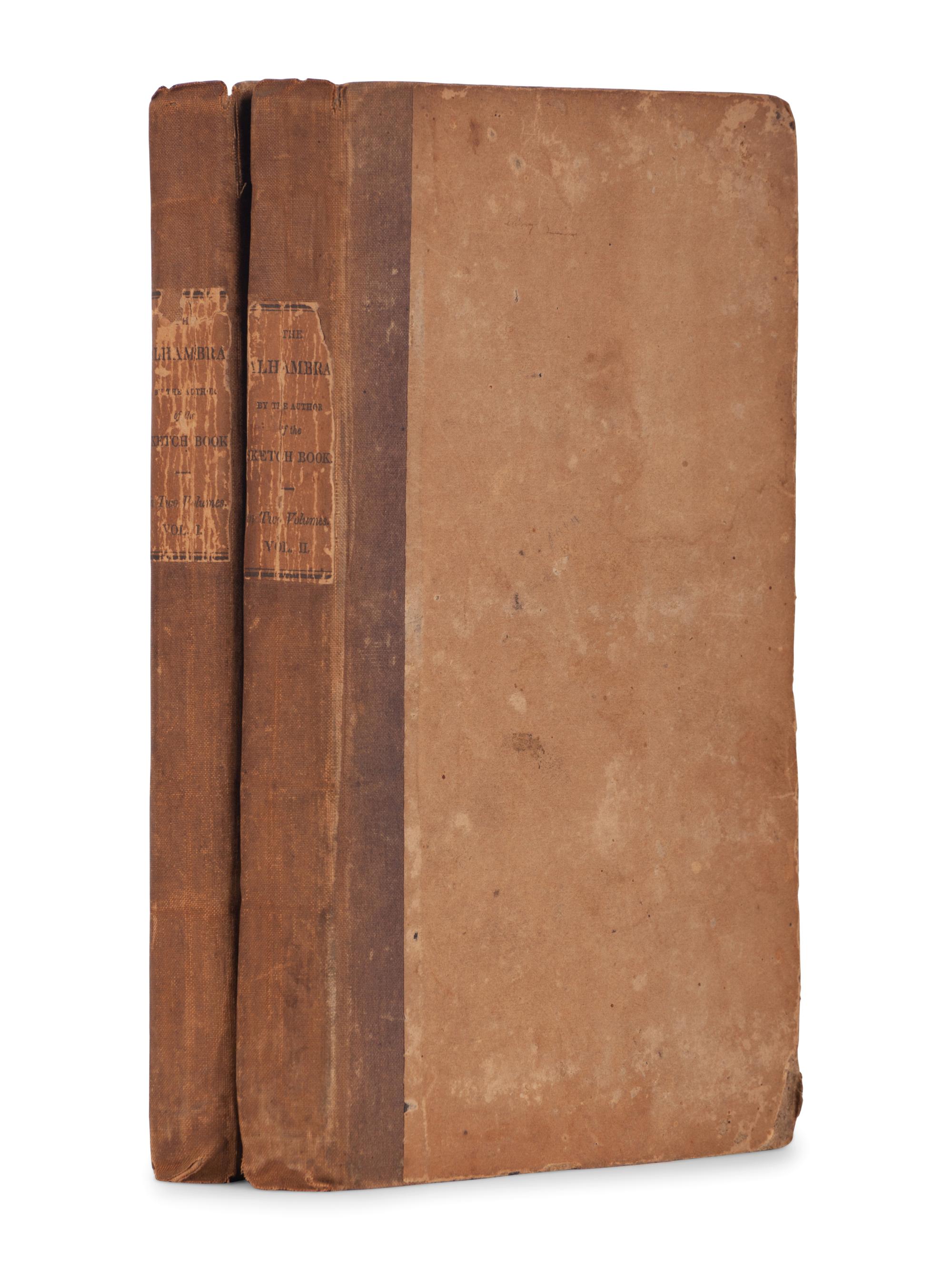 IRVING, Washington (1783-1859). The Alhambra . Philadelphia: Carey & Lea, 1832.