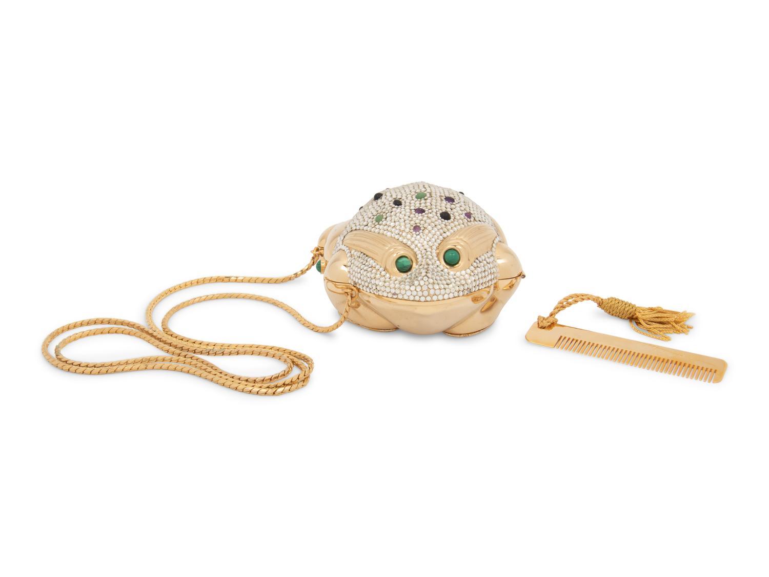 Judith Leiber Frog Minaudière, 1984