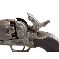 Factory Engraved Colt Model 1849 Pocket Revolver attributed to Gustave Young and Inscribed to Captain Chauncey McKeever