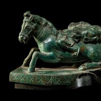 A Roman Bronze with a Slain Amazon on Horseback
