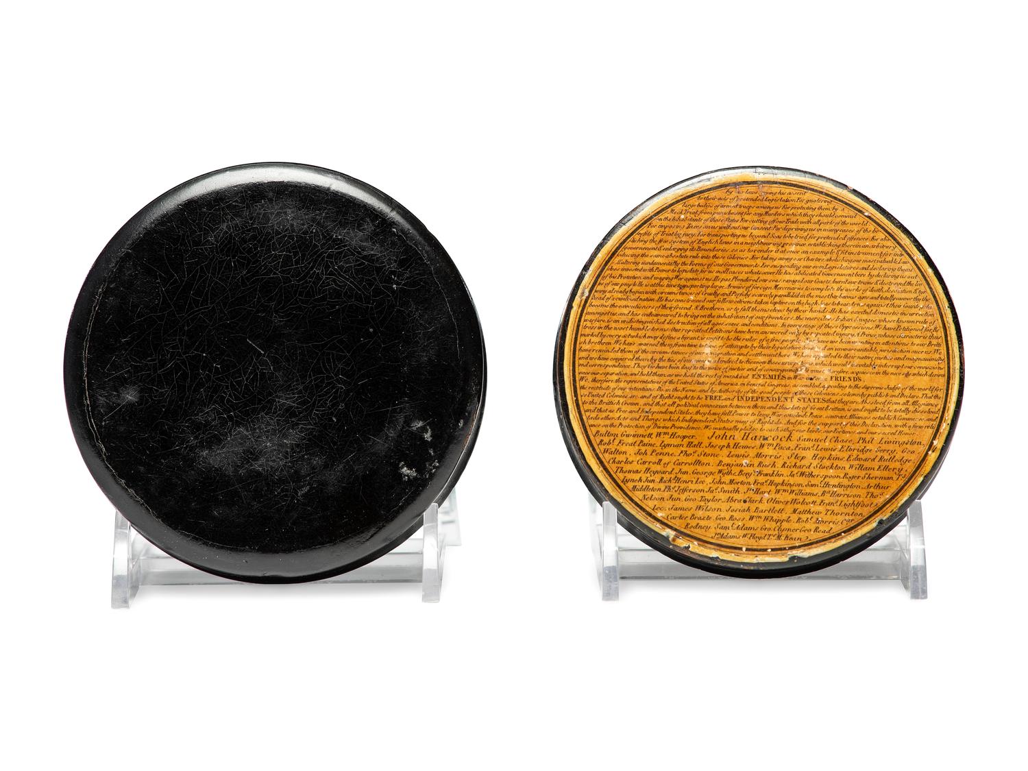 Two Lacquer Snuff Boxes