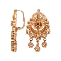 YELLOW GOLD AND DIAMOND EARRINGS