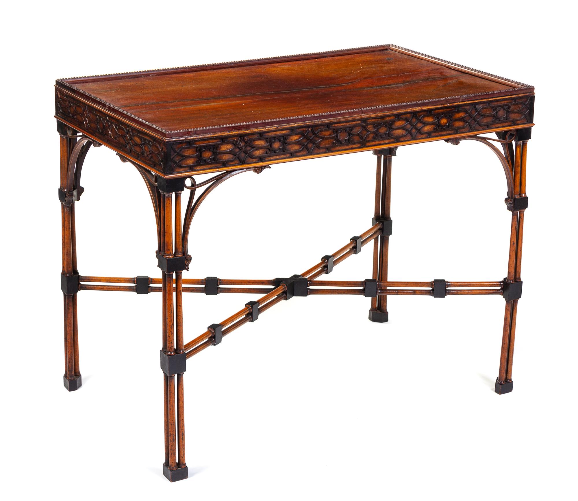 A George III Mahogany Tea Table