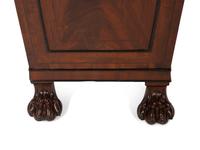 A Pair of Regency Mahogany Pedestal Cabinets