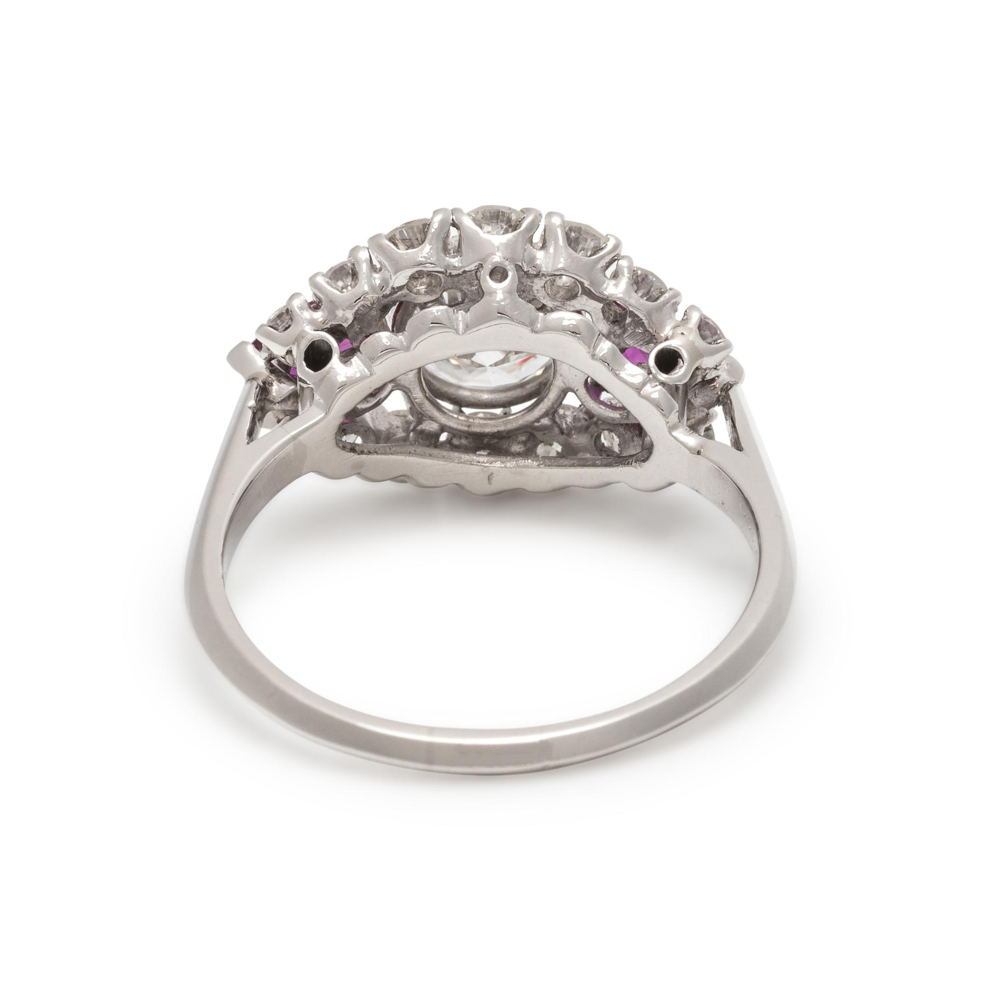 DIAMOND AND RUBY RING