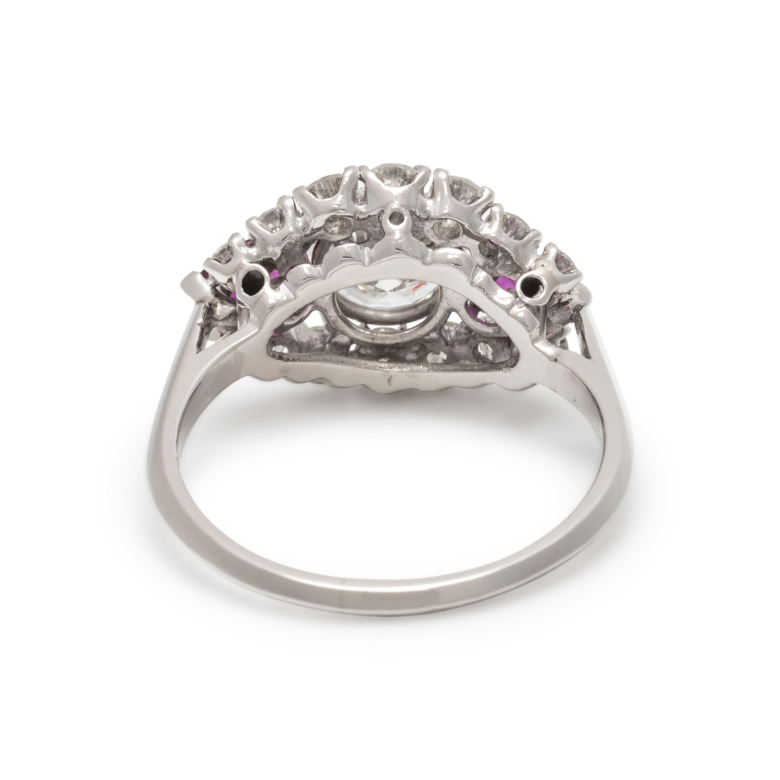 DIAMOND AND RUBY RING