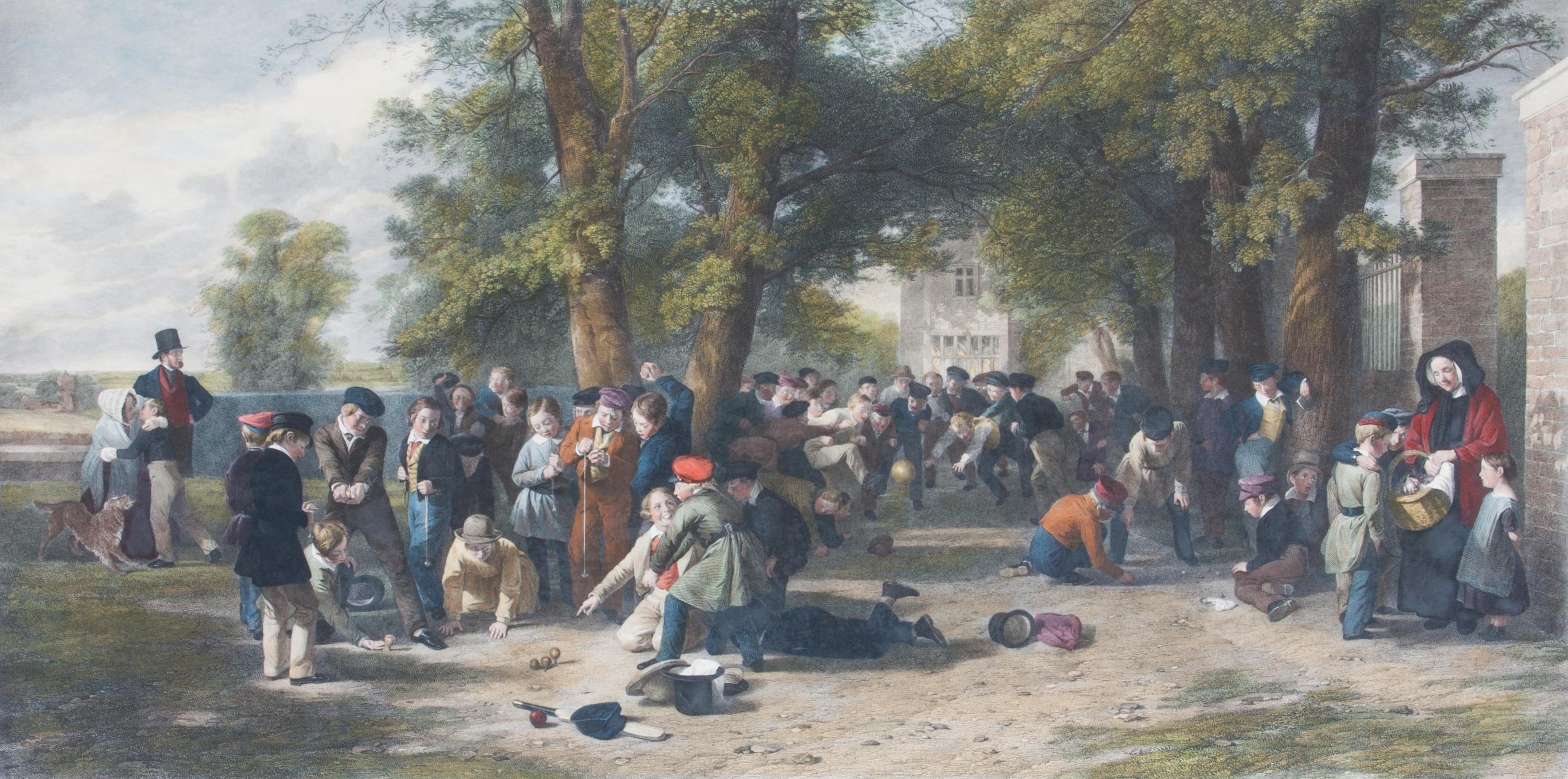 A Handcolored Engraving by F. Joubert 21 x 38 1/2 inches. — AFTER TOM WEBSTER (BRITISH, 1800-1886)