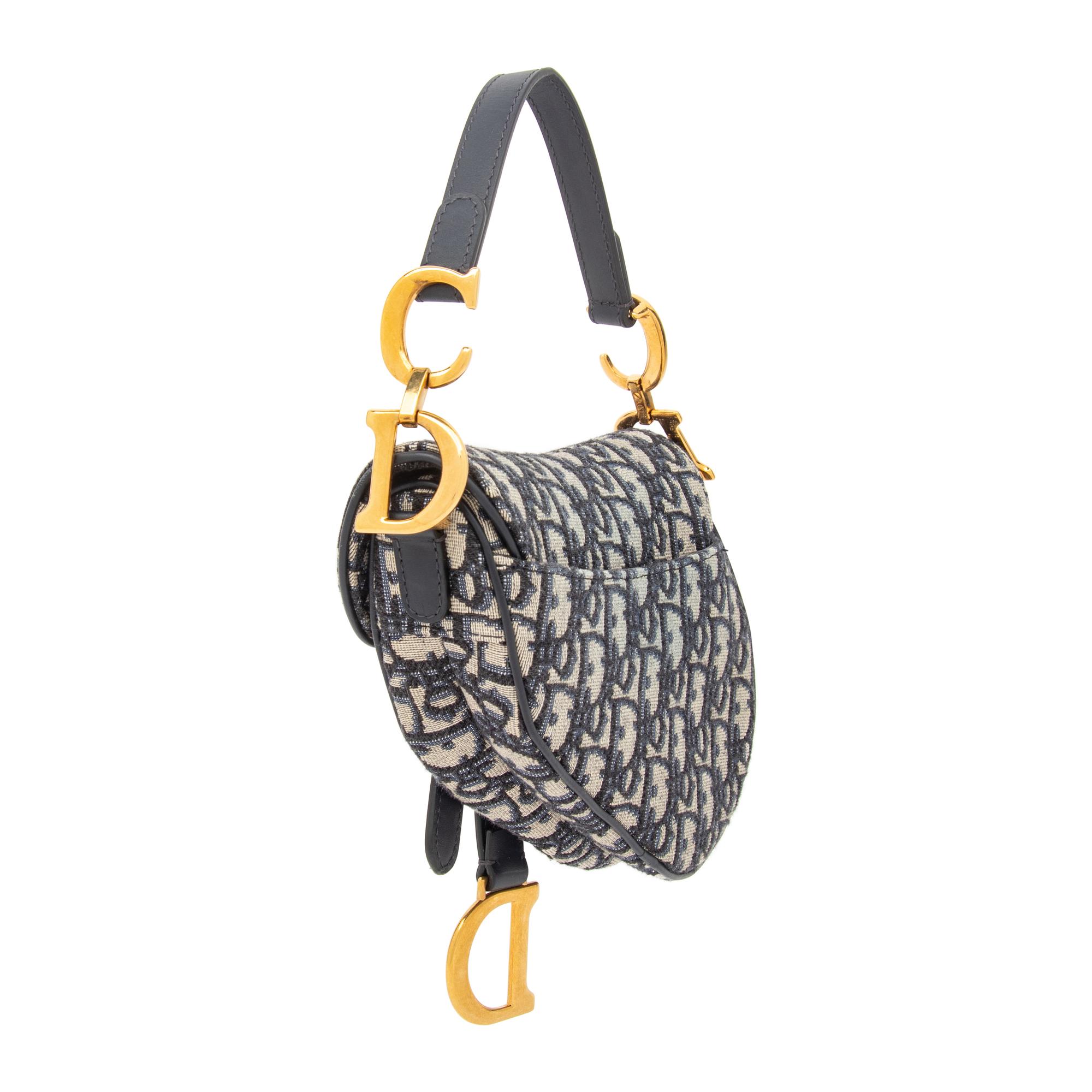 Christian Dior, Oblique Jacquard Mini Saddle Bag