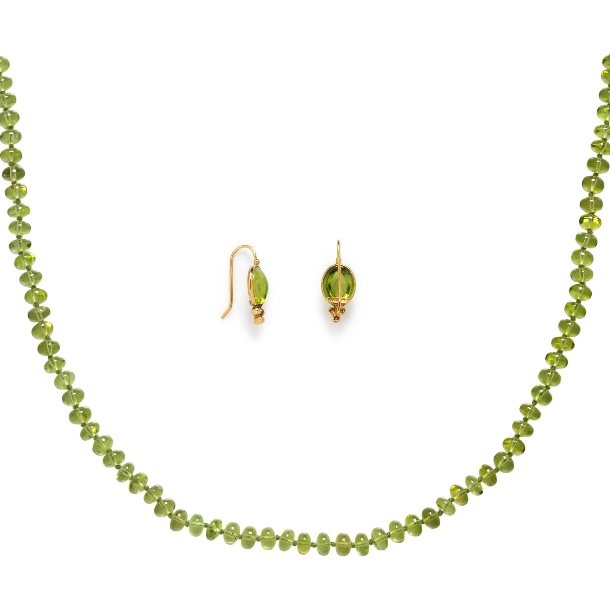 COLLECTION OF PERIDOT JEWELRY