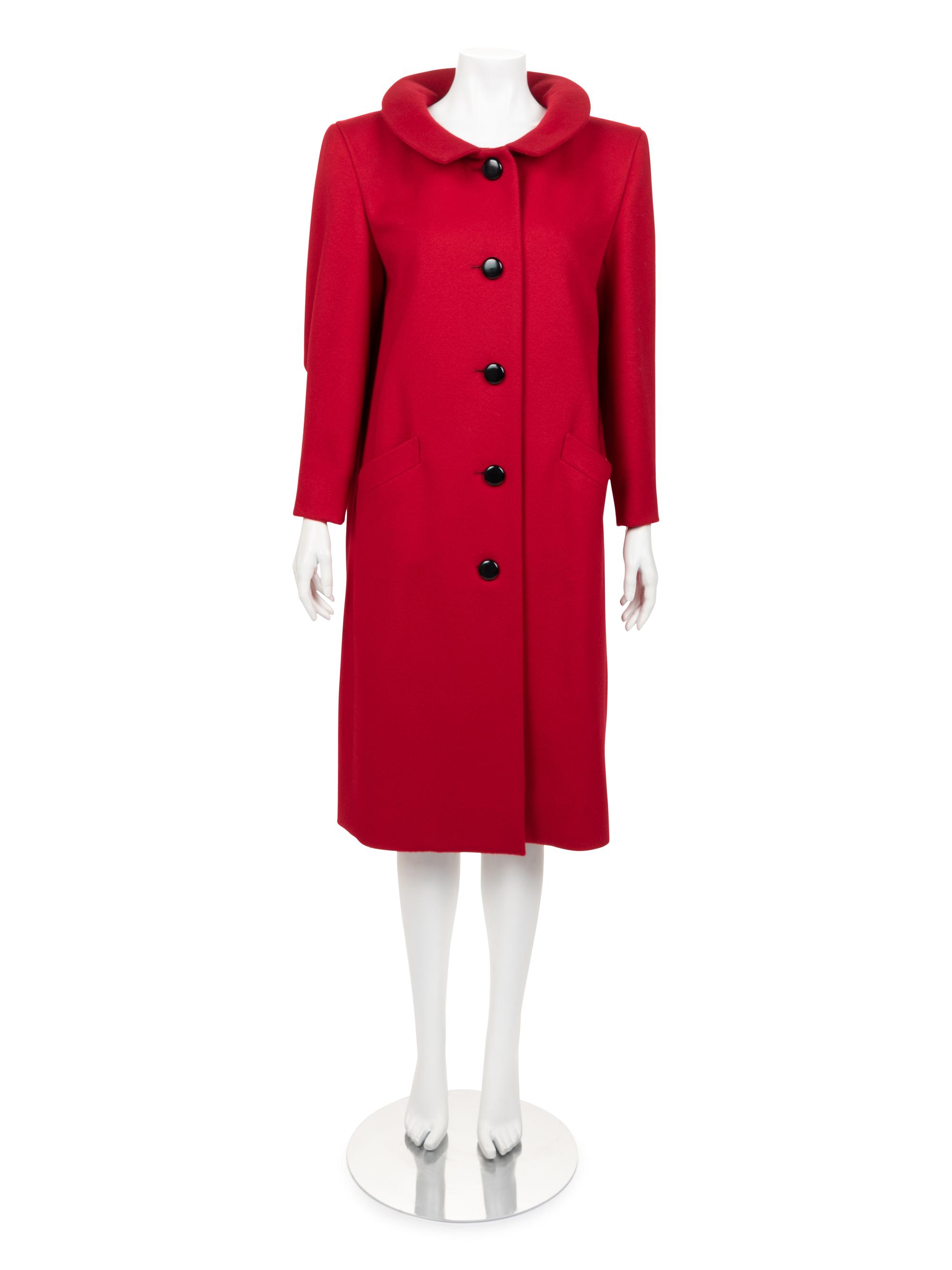 Pierre Cardin Haute Couture Draped Back Panel Coat, Fall/Winter 1980
