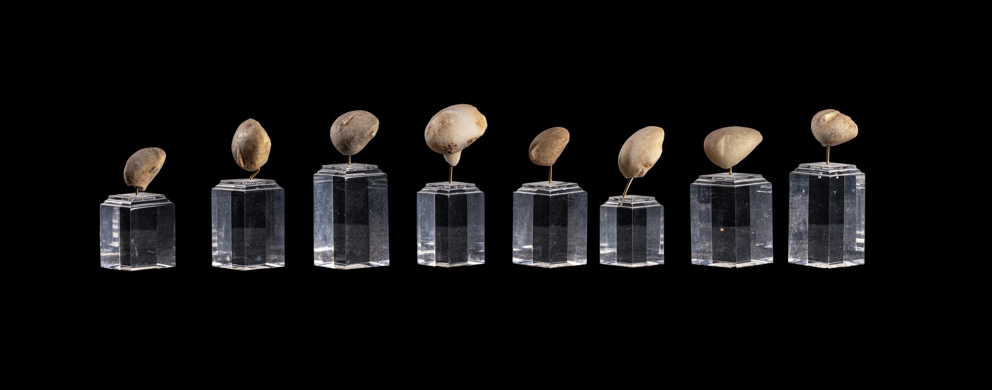 A Group of Eight Anatolian Marble Heads