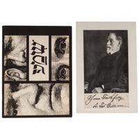 [LITERARY ARTS]. A group of 10 items related to authors, poets, and other creatives, comprising: