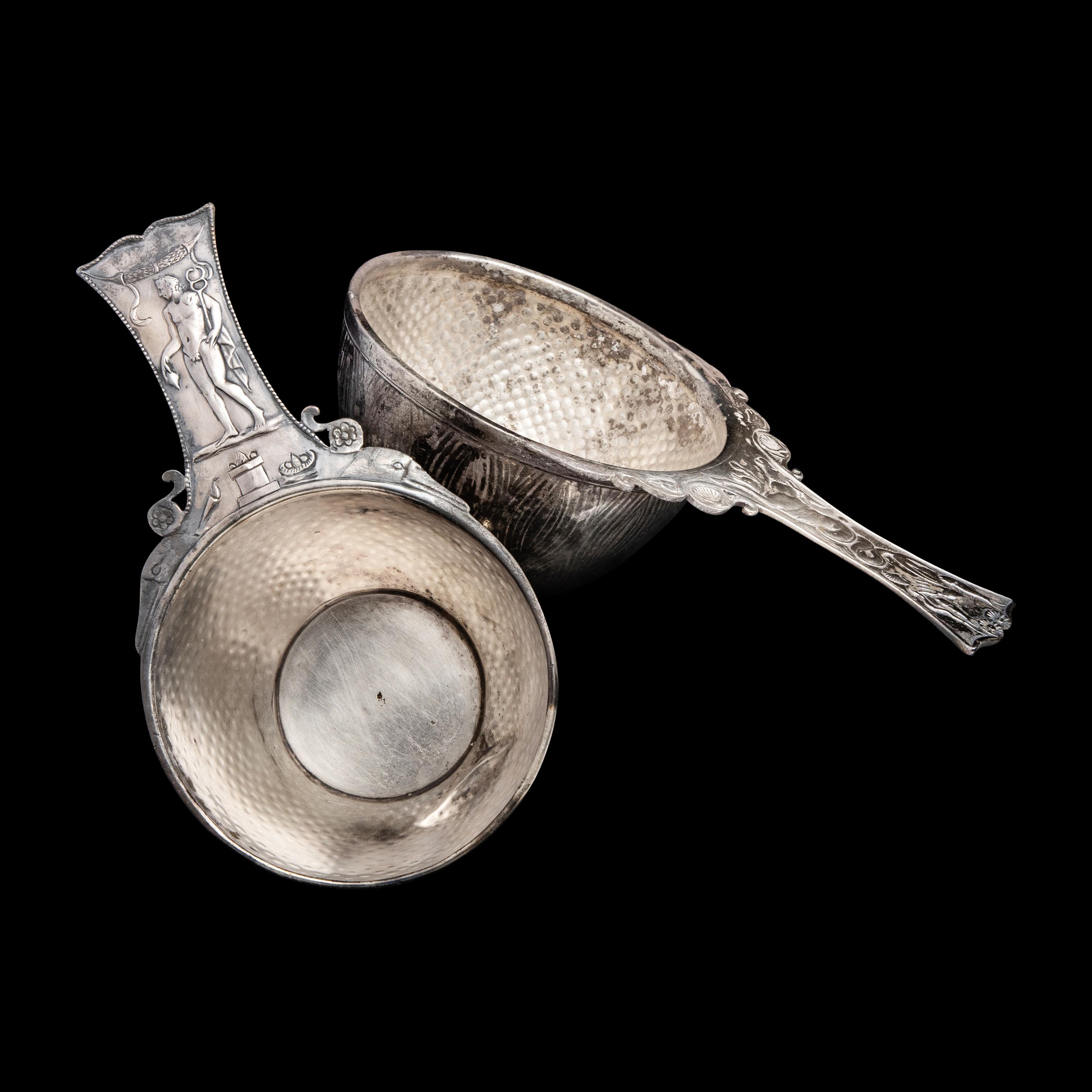 A Pair of Roman Silver Trullae