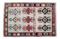 An Afshar Persian Tribal Wool Rug 6' x 8' — 20TH CENTURY