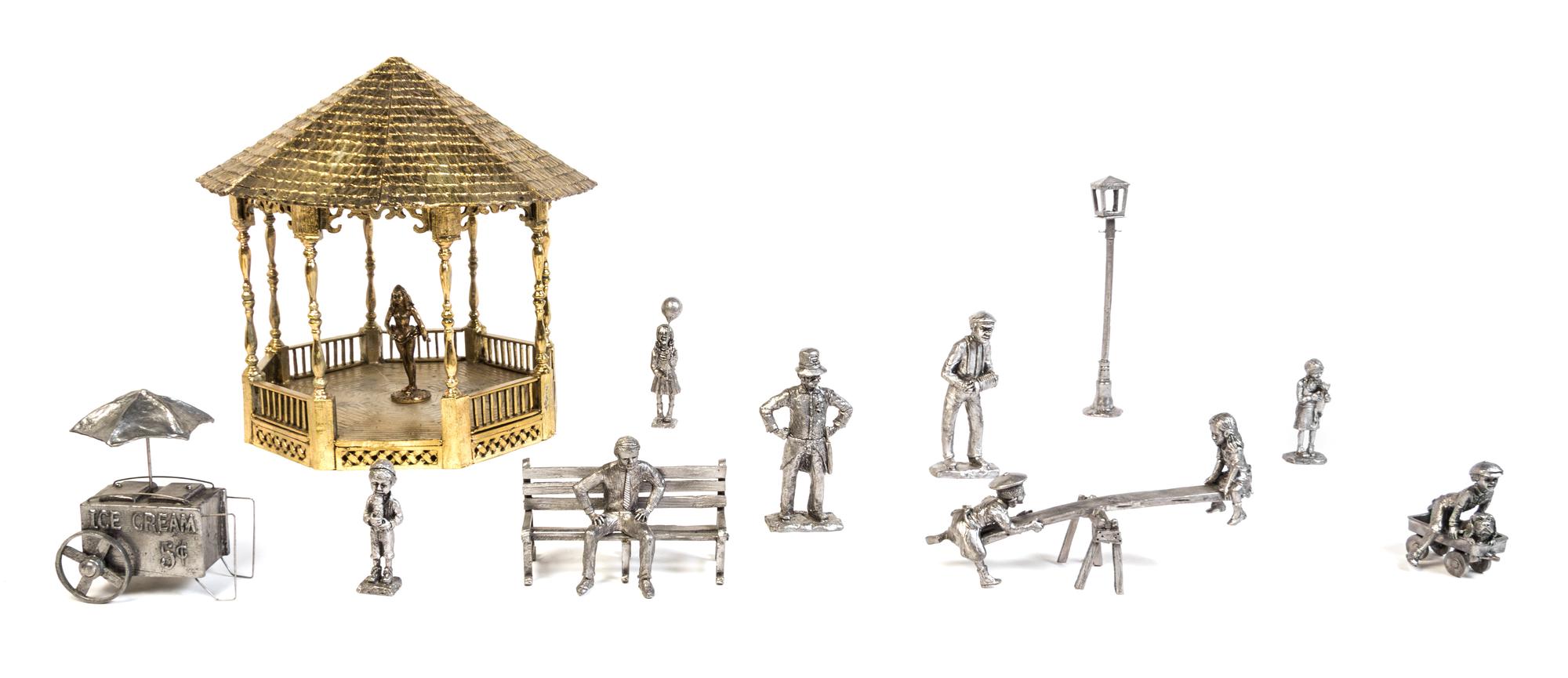 Michael Anthony Ricker, (American, 20th Century), Circus Parade (approximately 200 pieces)