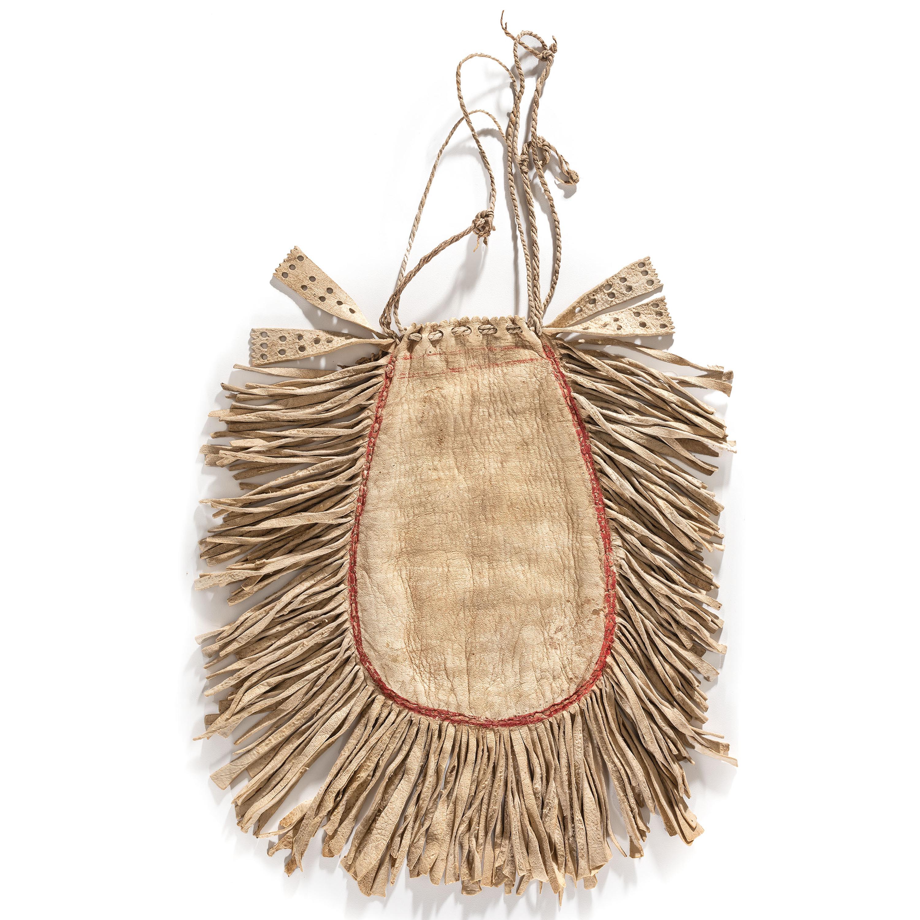 Apache Beaded Hide Bag