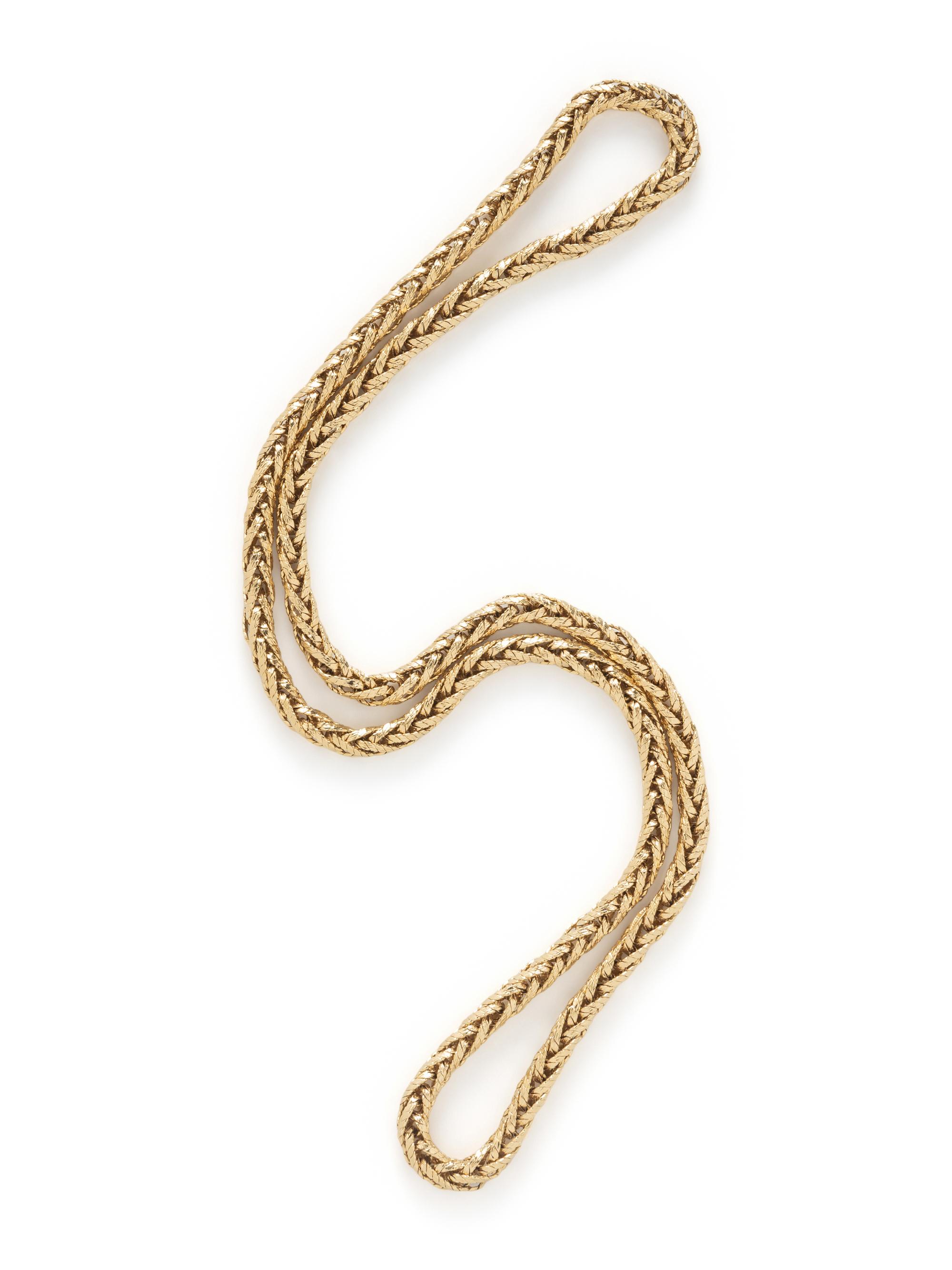 TIFFANY & CO., YELLOW GOLD NECKLACE