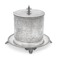 A Victorian Silver Tea Caddy