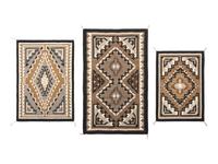 Navajo Two Grey Hills Weavings / Rugs
