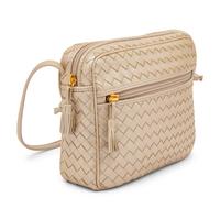 Bottega Veneta, Metallic Intrecciato Shoulder Bag