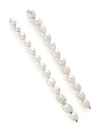 TIFFANY & CO., BAROQUE CULTURED PEARL JEWELRY SET