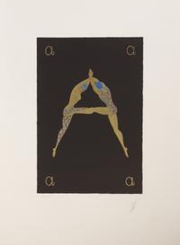 Erte (Romain de Tirtoff), (French, 1892-1990), a complete Alphabet Suite, 1976 comprising 26 individual letters and one title page, 27