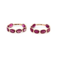 COLLECTION OF PINK GEMSTONE RINGS