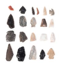 A Frame of San Lazaro Pueblo Point Fragments, From the Collection of Forrest Fenn