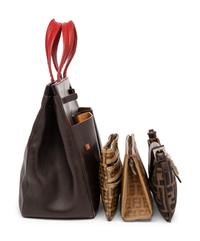 Bally Tote and Three Fendi Pouches