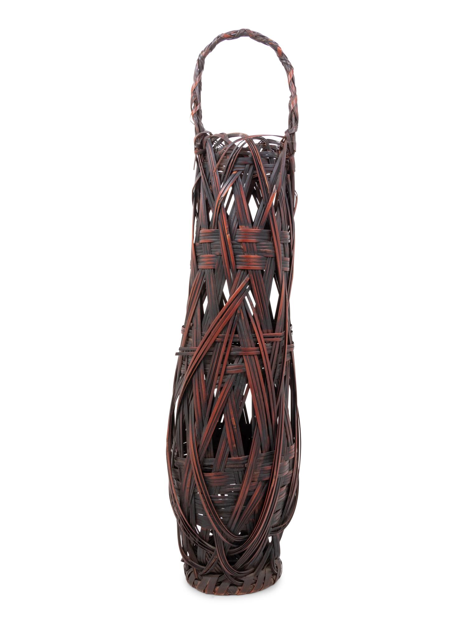 A Bamboo Flower Arranging Basket