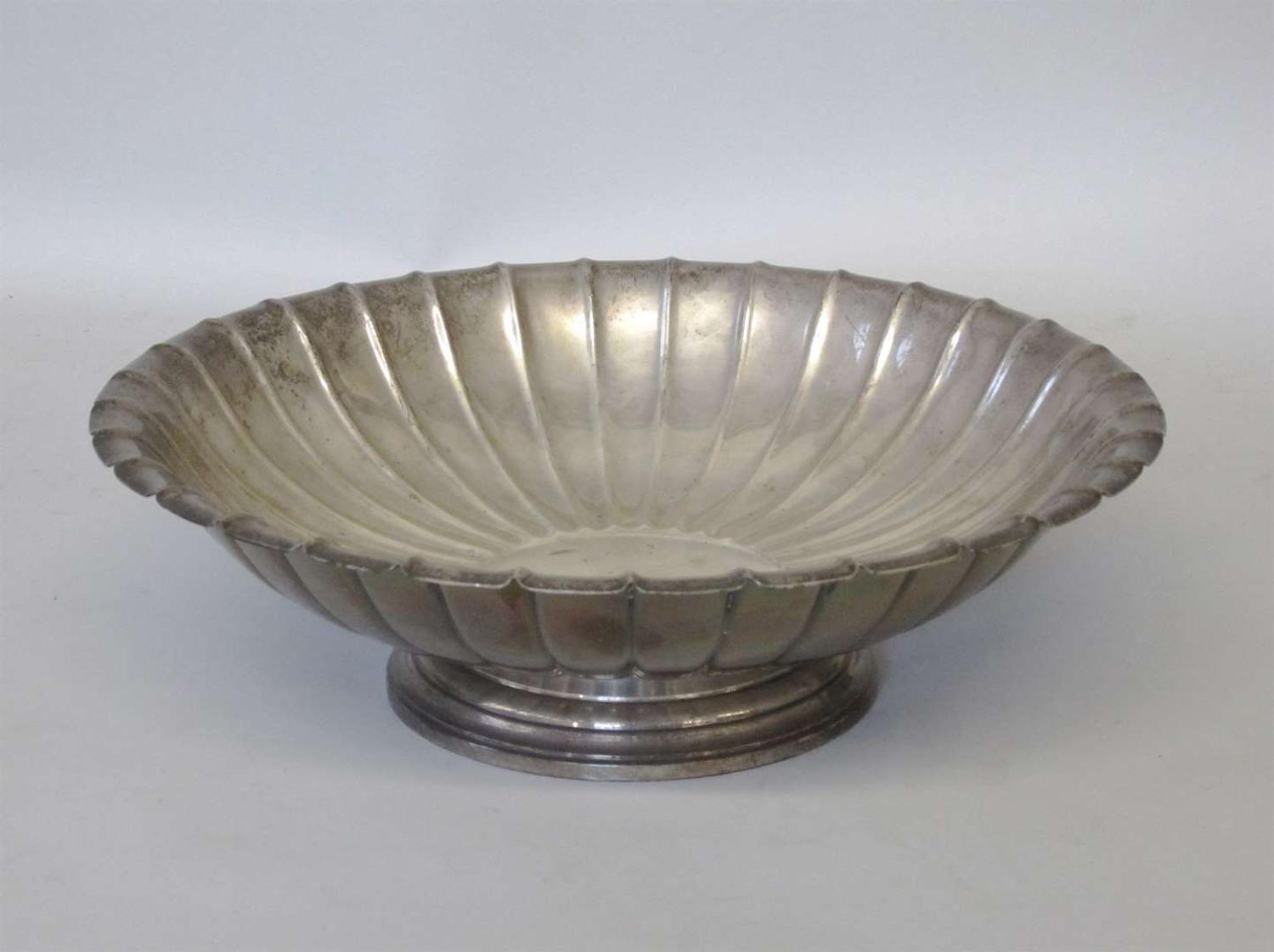 Sterling silver fruit bowl gorham corporation, providence, ri, circa 1960