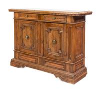 An Italian Walnut Console Cabinet
