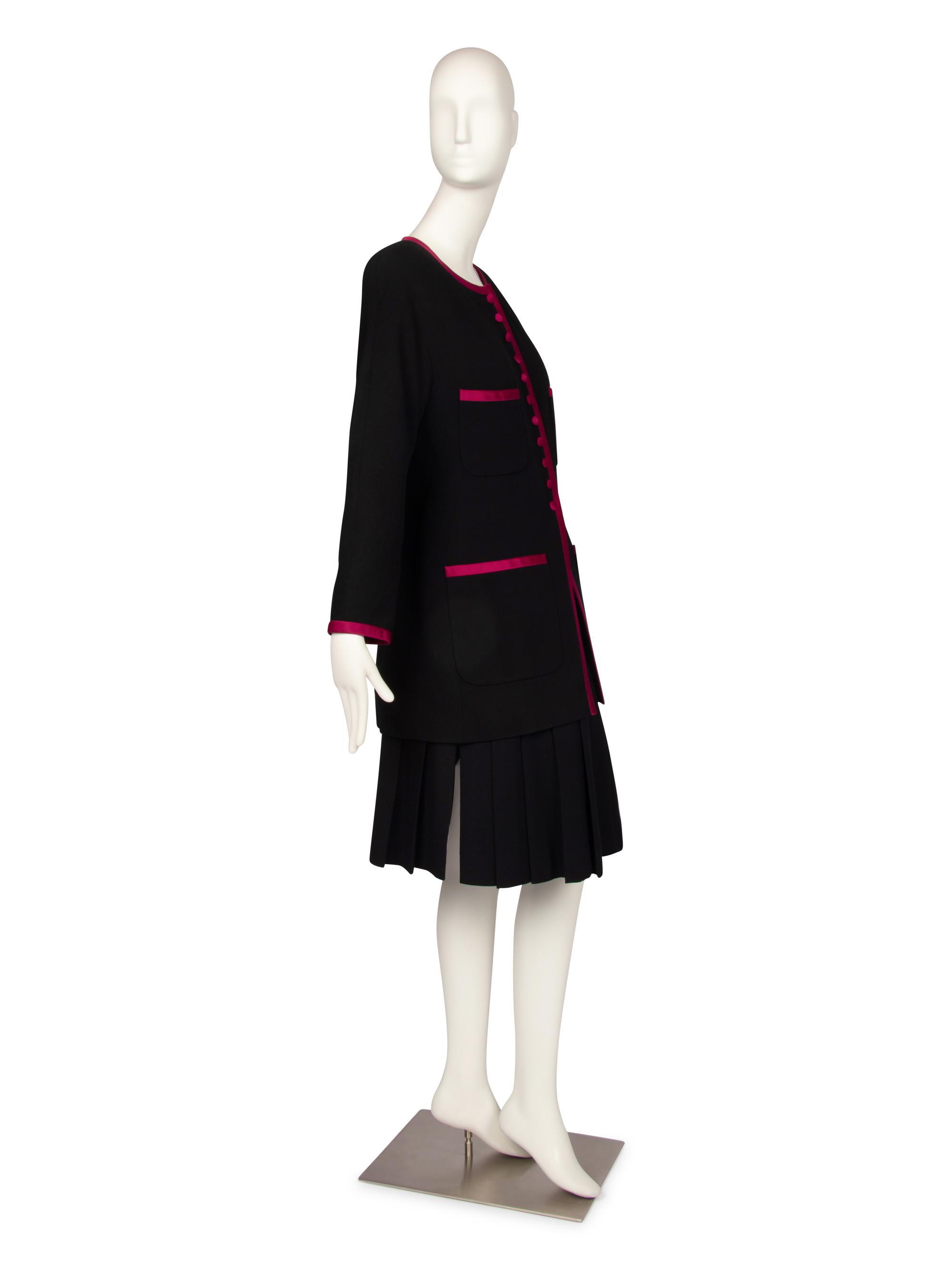 Three Chanel Pieces: One Jacket, One Skirt Suit, 1985-90s