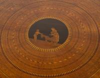 An Italian Parquetry and Marquetry Center Table