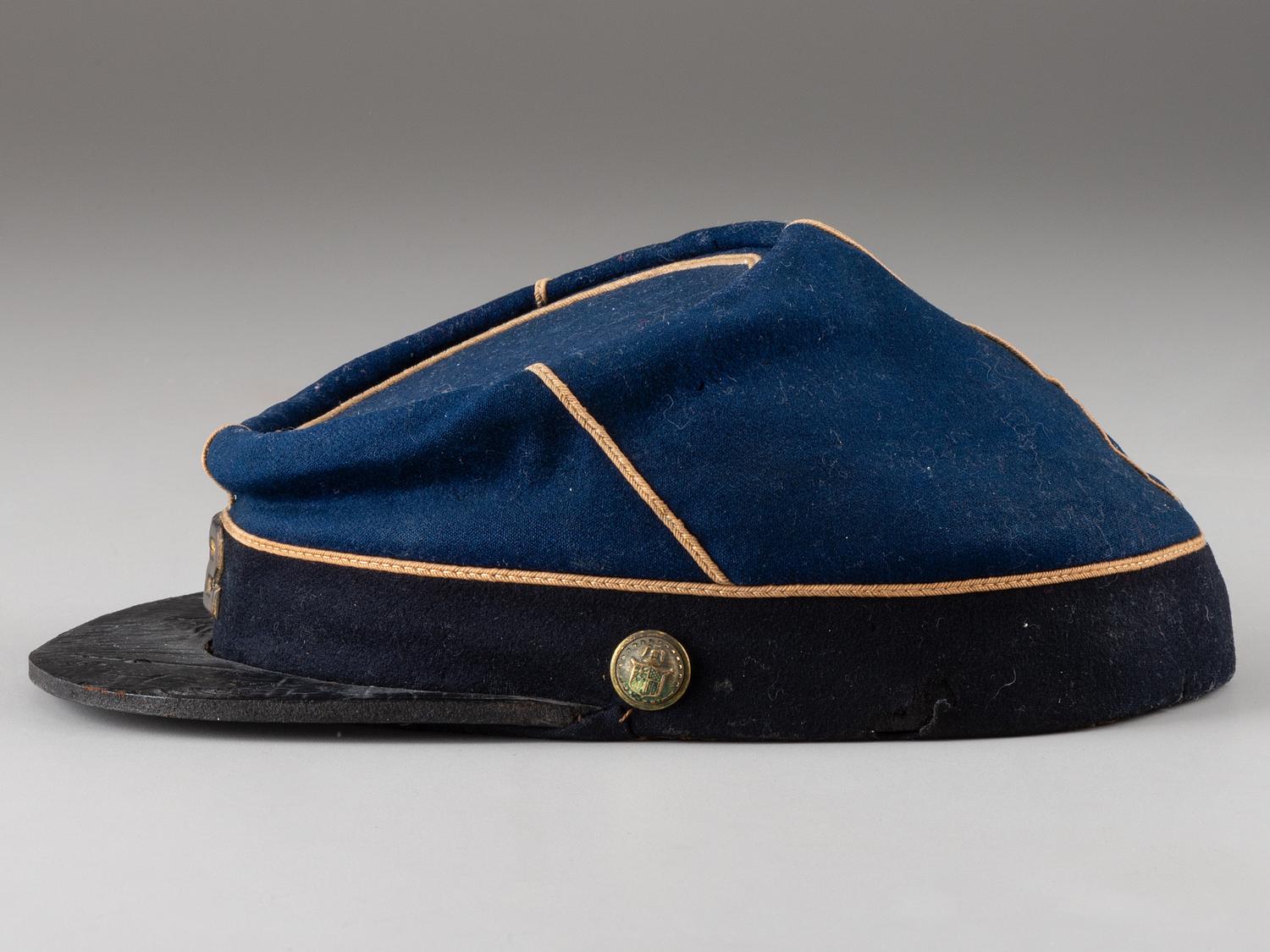 [CIVIL WAR]. Late-war 12th New York Militia kepi, manufactured by J.H. McKenney & Co., New York.