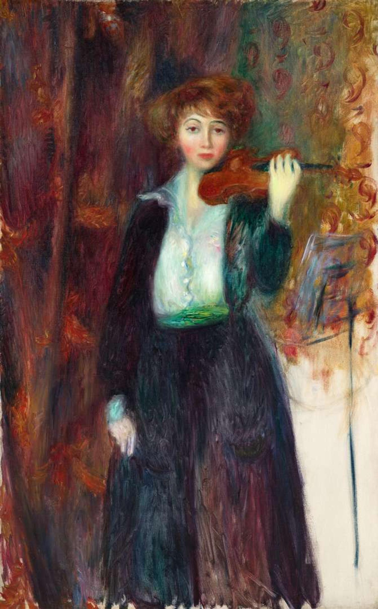 Girl with Violin, c. 1917