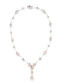 WHITE GOLD AND DIAMOND NECKLACE