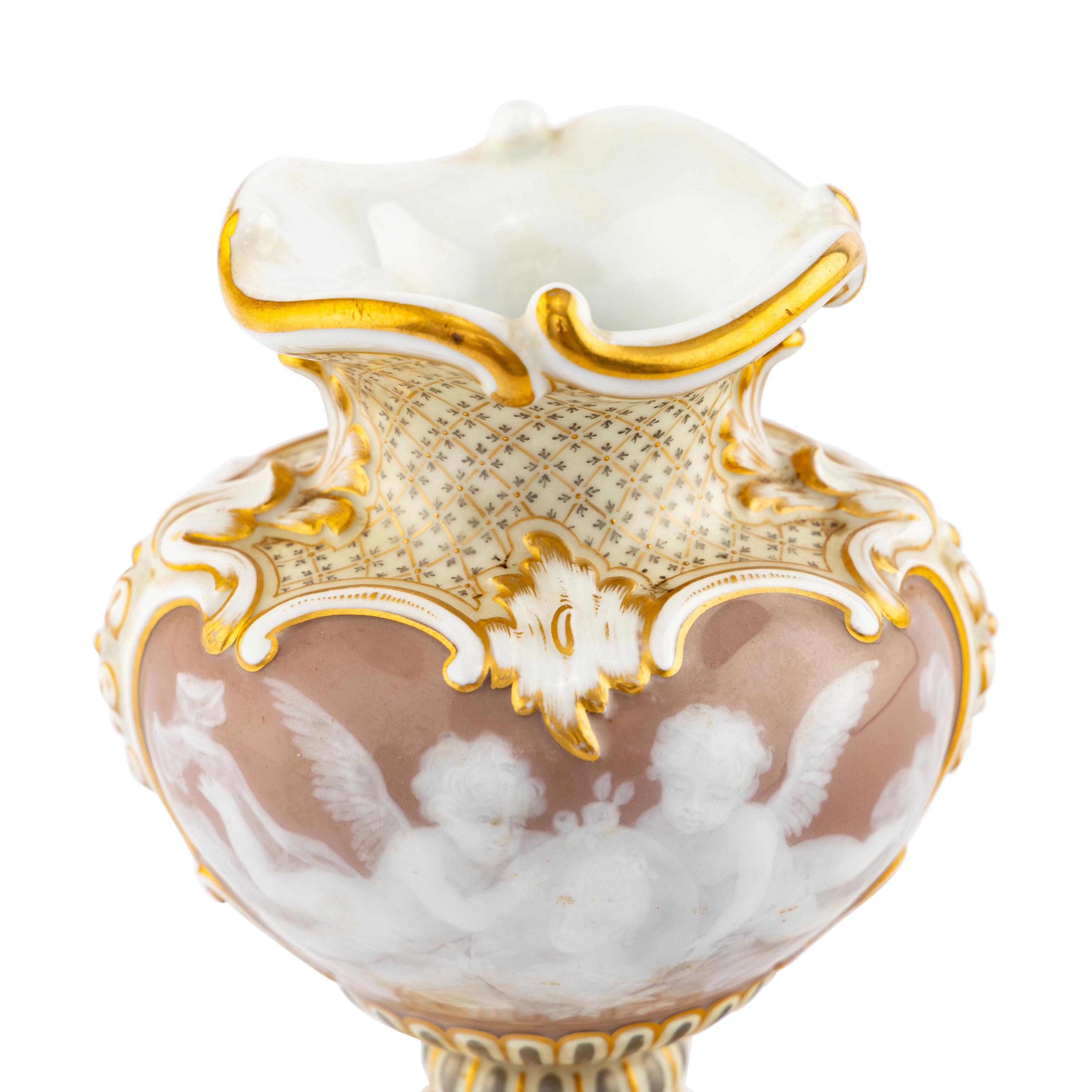 A Meissen Pâte-sur-Pâte Porcelain Vase