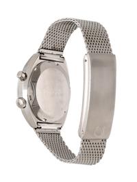 OMEGA, REF. 146.009 STAINLESS STEEL 'CHRONOSTOP' FLYBACK CHRONOGRAPH DATE WATCH, ORIGINAL OMEGA MESH BRACELET