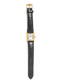 CARTIER, 18K YELLOW GOLD 'TANK' WATCH