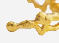 A 22K Yellow Gold Cuff Bracelet by Jean Mahie