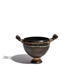 An Apulian Gnathian-Ware Ribbed Kotyle