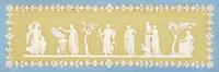 A Pair of Wedgwood Tri-Color Jasperware Plaques