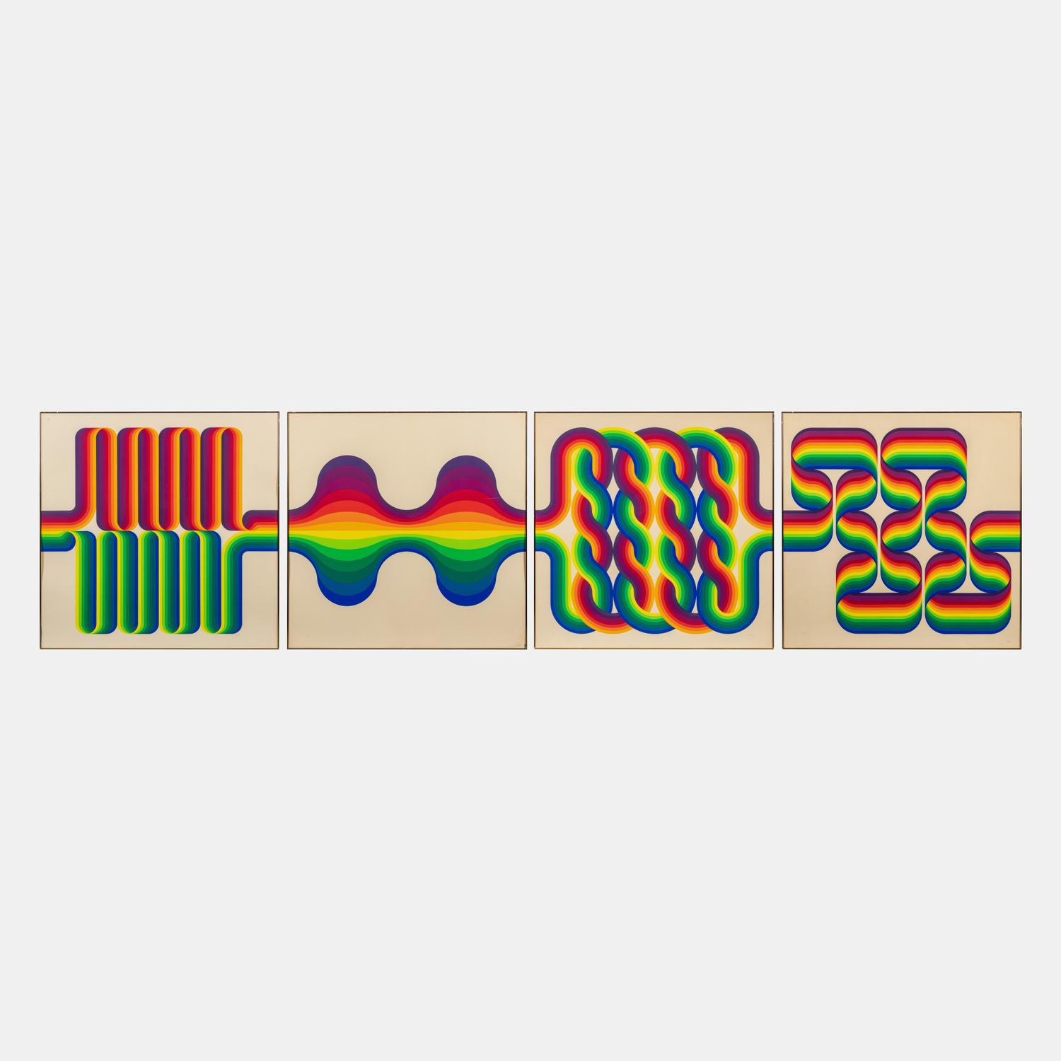 La Longue Marche (four prints), 1974-1975