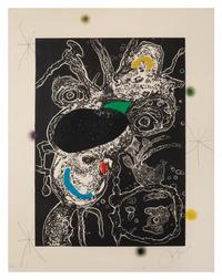 Plate III from Espriu - Miró , 1975