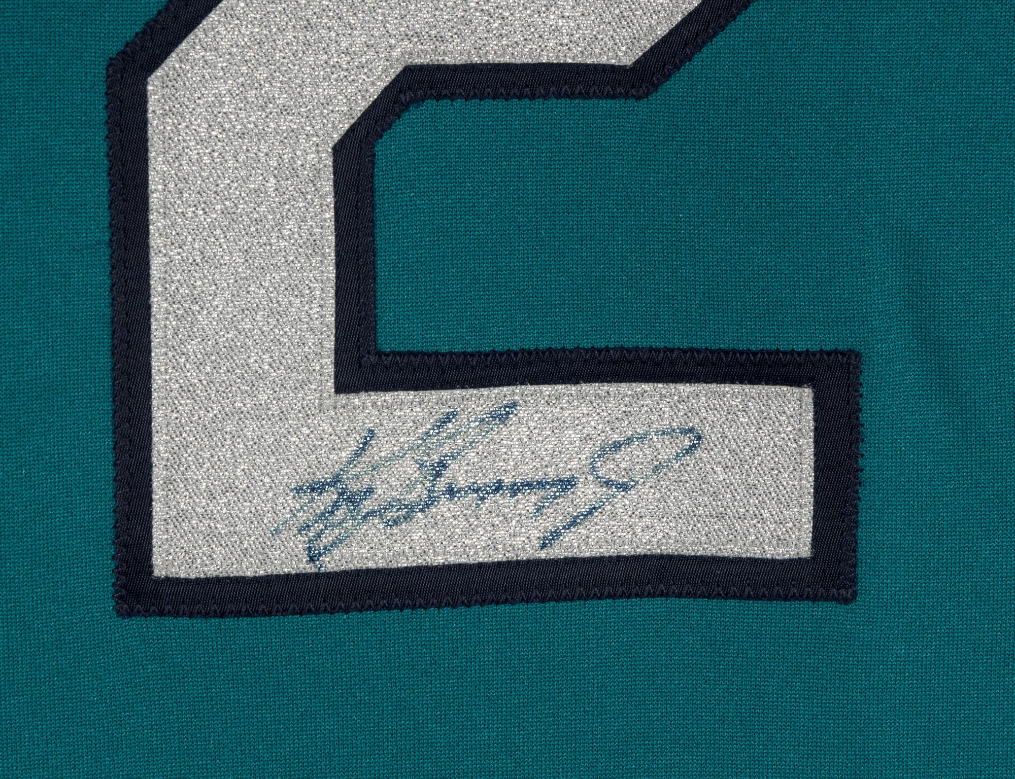 A Ken Griffey Jr. Signed Autograph Seattle Mariners Baseball Jersey (Beckett Authentication Services Letter),