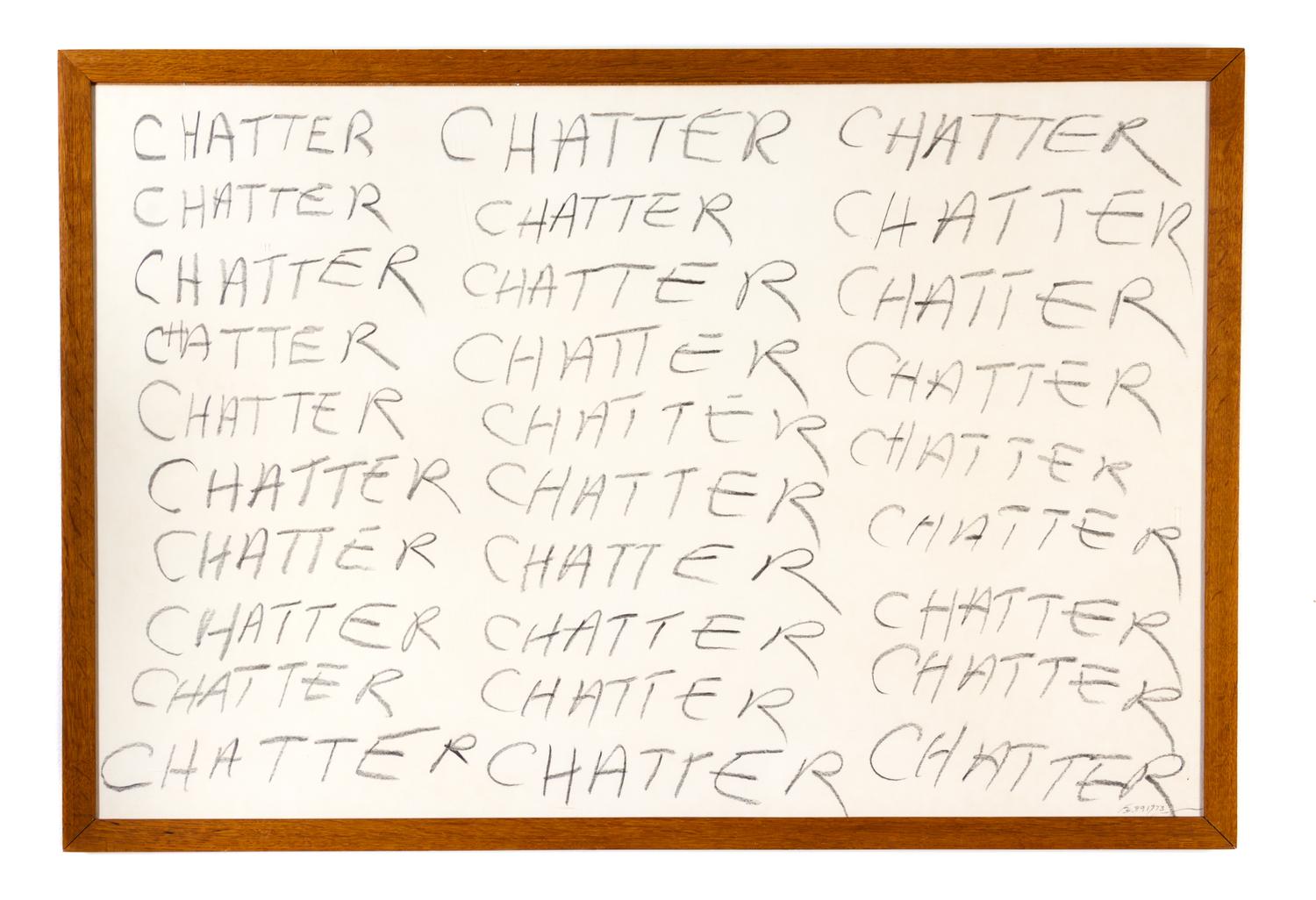Jonathan Borofsky, (American, b. 1942), Chattering Man Looking at Art, 1982-83